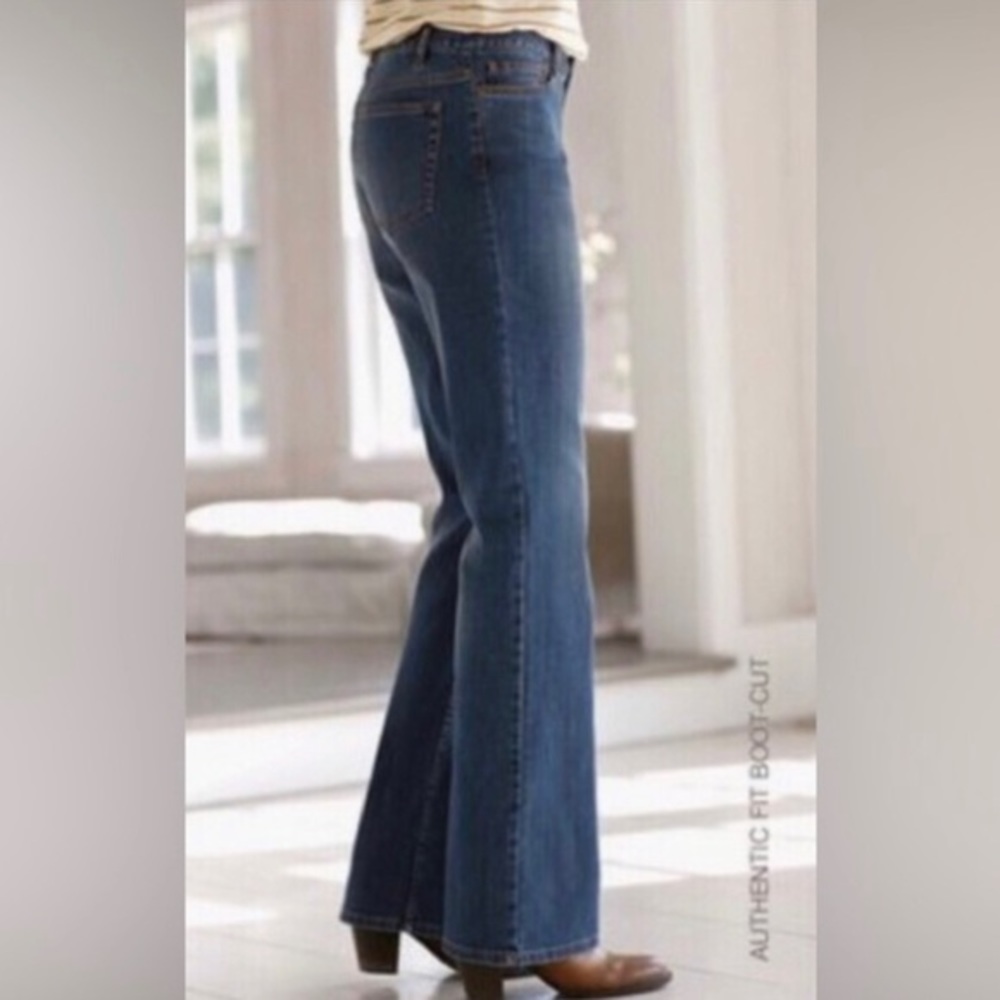 J. Jill Authentic Boot Cut Jeans 8 Tall
